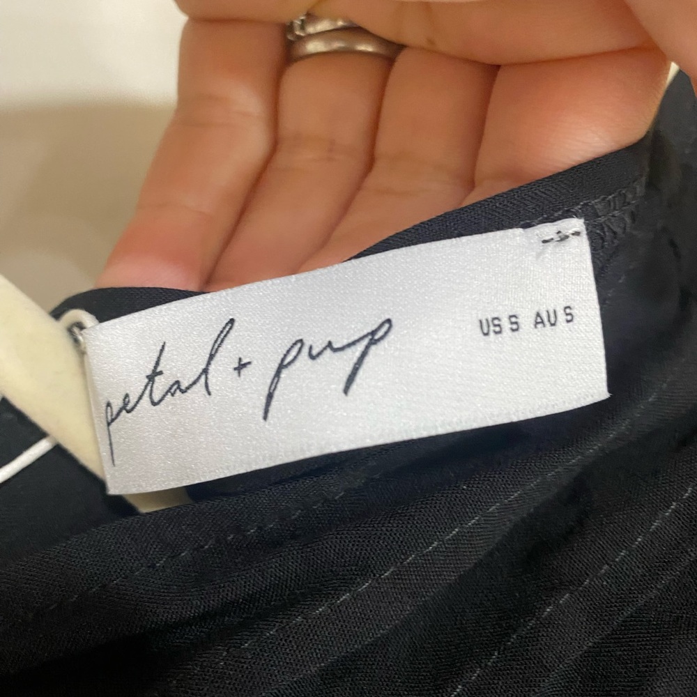 Petal & Pup Orly Midi Dress Black Small NWT - Picture 5 of 6